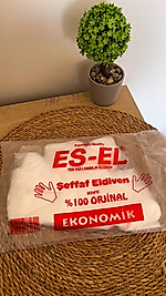 Es-el şeffaf eldiven 100 adet