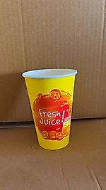 Yücedağ 12 oz karton bardak 50 adet desenli soğuk sıcak içecek tek kullanımlık karton bardak